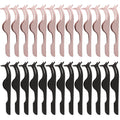 26 Pieces False Eyelashes Applicator Tool -  Professional Falses Eyelash Extension Stainless Steel Clip Remover Tweezers for Lashes Application and Removal Supplies (Gold-Black)