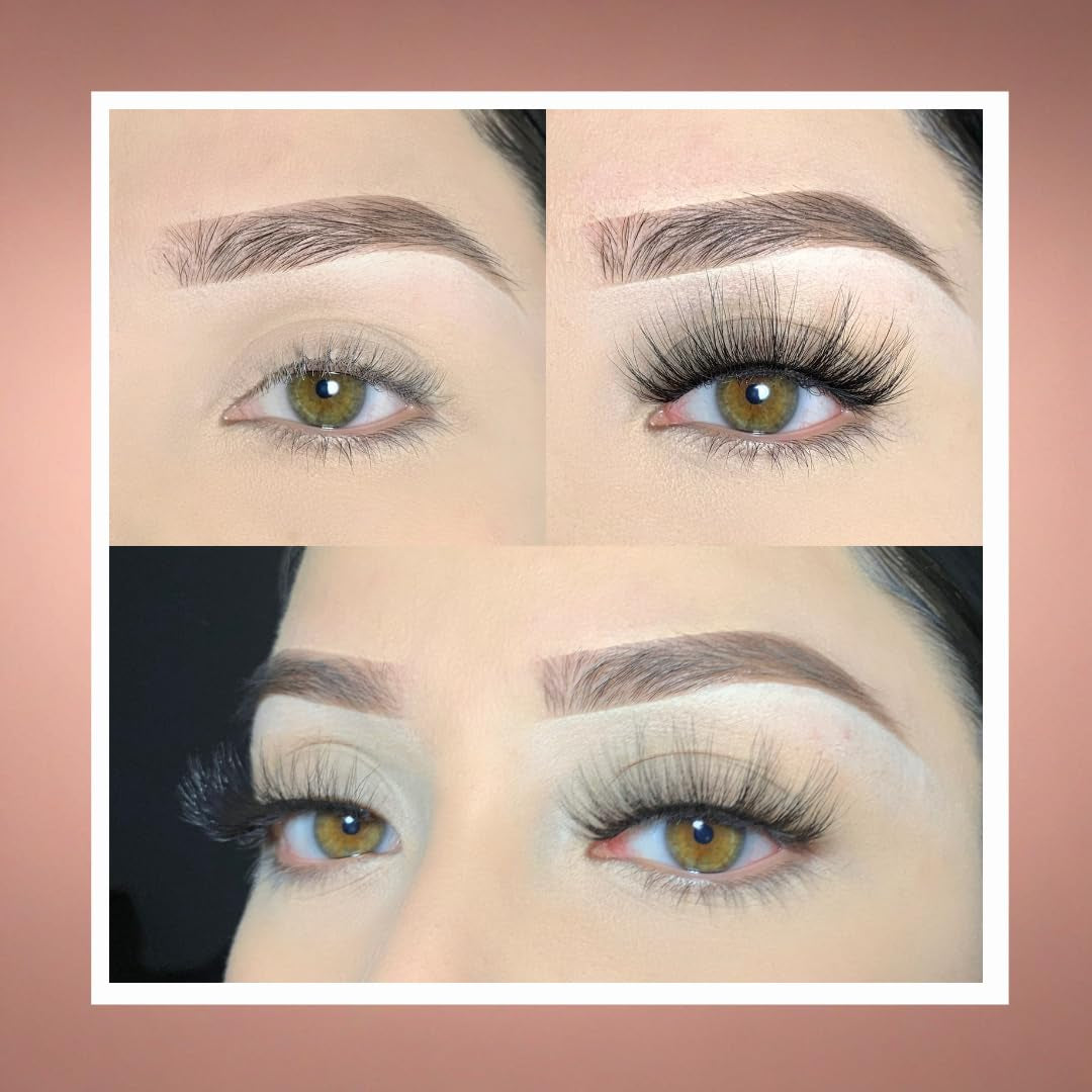 Ultra Fluffy Eyelashes Premium Quality for All Eye Shapes Soft Cotton Band 15X Reusable VEGAN Natural Eyelashes for a Dreamy Eye Look (Keeping It Hot)