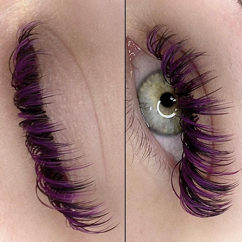 PURPLE LASHES (12 ROW)