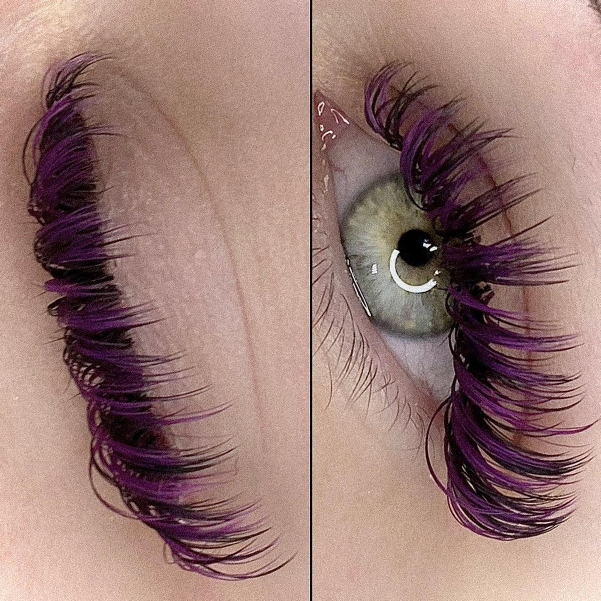 PURPLE LASHES (12 ROW)