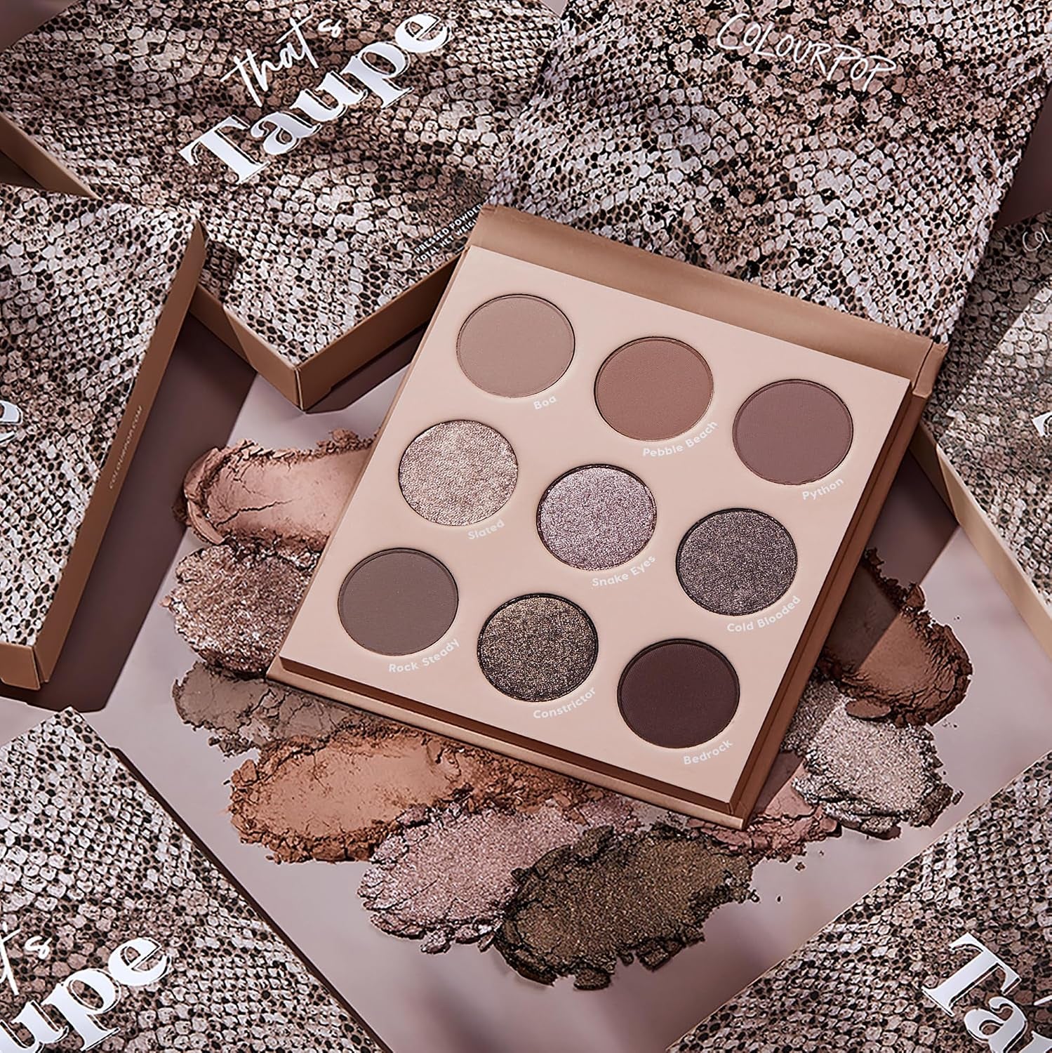 That'S Taupe Eyeshadow Palette - Cool-Toned Shadow Palette with Metallic and Matte Finishes - High-Pigment Eye Makeup with a Long-Wearing Formula (0.3 Oz)