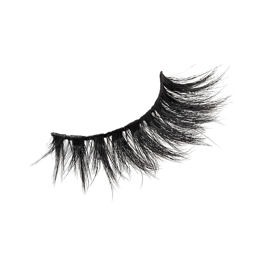 Lash Couture Matte Black Faux Mink False Eyelashes, Strip Lashes, Matte Twill, Black, 4 Pairs