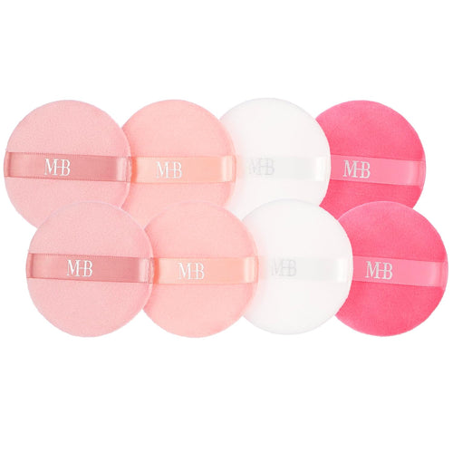 8Pc round Beauty Buff Blender Set - Flawless Finish Makeup Sponges