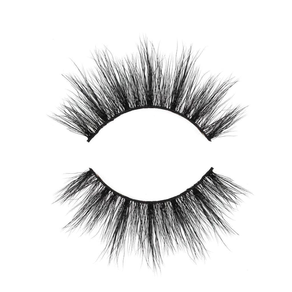 Ultra Fluffy Eyelashes Premium Quality for All Eye Shapes Soft Cotton Band 15X Reusable VEGAN Natural Eyelashes for a Dreamy Eye Look (Keeping It Hot)