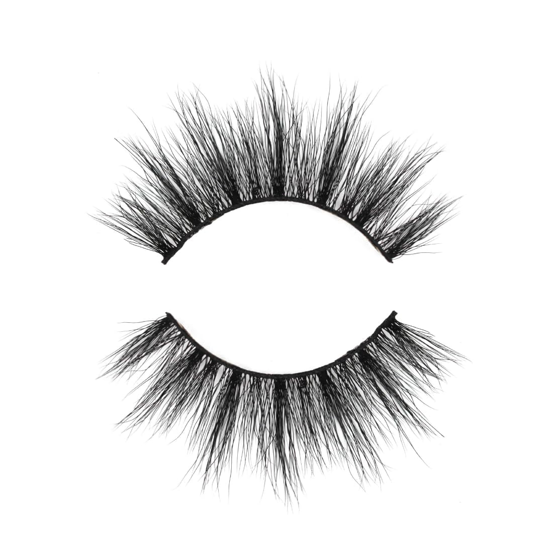 Ultra Fluffy Eyelashes Premium Quality for All Eye Shapes Soft Cotton Band 15X Reusable VEGAN Natural Eyelashes for a Dreamy Eye Look (Keeping It Hot)
