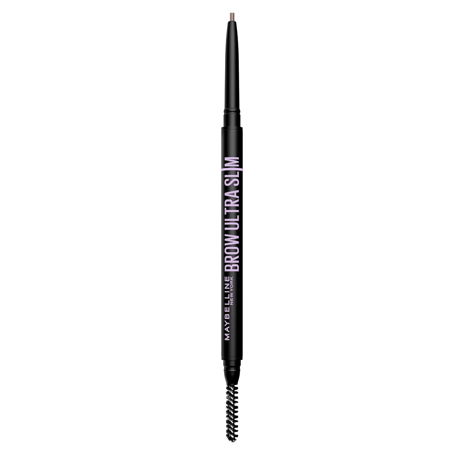 Express Brow Ultra Slim Eyebrow Makeup, Brow Pencil with Precision Tip and Spoolie for Defined Eyebrows, Soft Brown 255, 1 Count