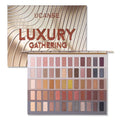 Luxury Gathering Neutral Eyeshadow Makeup Palette, Naked Shimmer Matte Metallic Glitter Subtle Eyes Shadow,High Pigmented Nudes Creamy Smokey Pallet Set