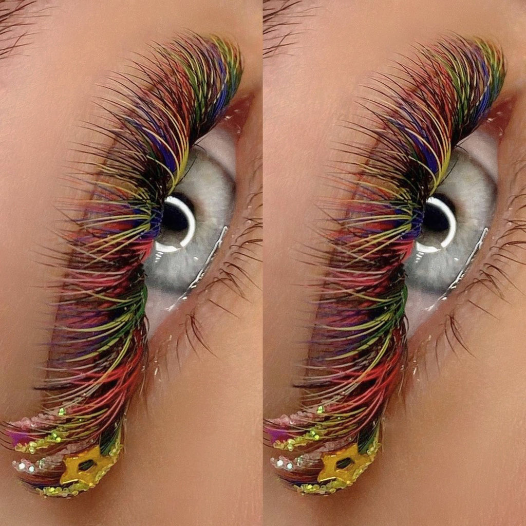 PURPLE LASHES (12 ROW)