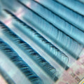 BLACK BLUE OMBRÉ LASHES