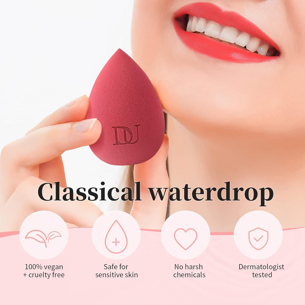 Makeup Sponges Makeup Blender Sponge for Blending Liquid Foundations, Powders and Creams