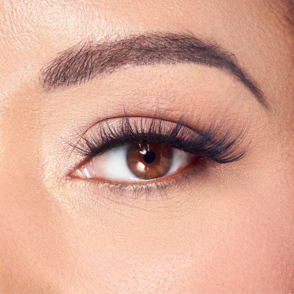Lash Couture Matte Black Faux Mink False Eyelashes, Strip Lashes, Matte Twill, Black, 4 Pairs