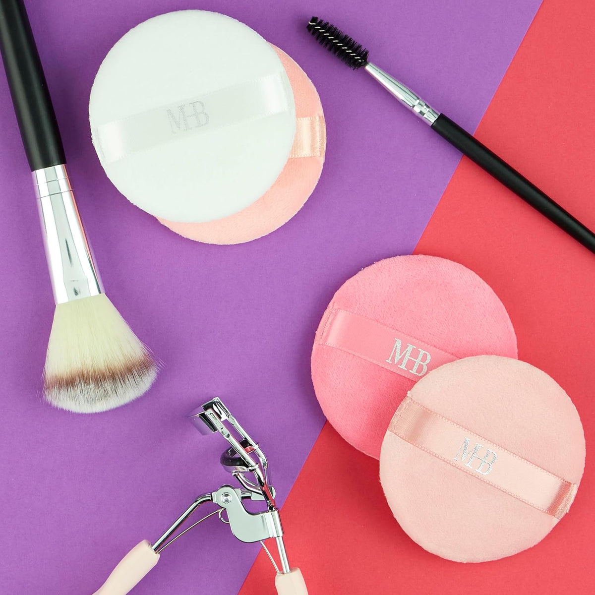 8Pc round Beauty Buff Blender Set - Flawless Finish Makeup Sponges