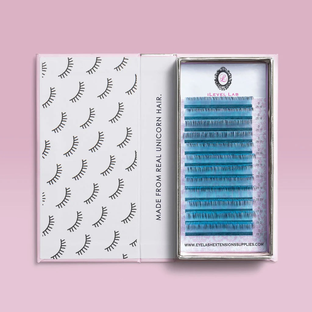 BLACK BLUE OMBRÉ LASHES