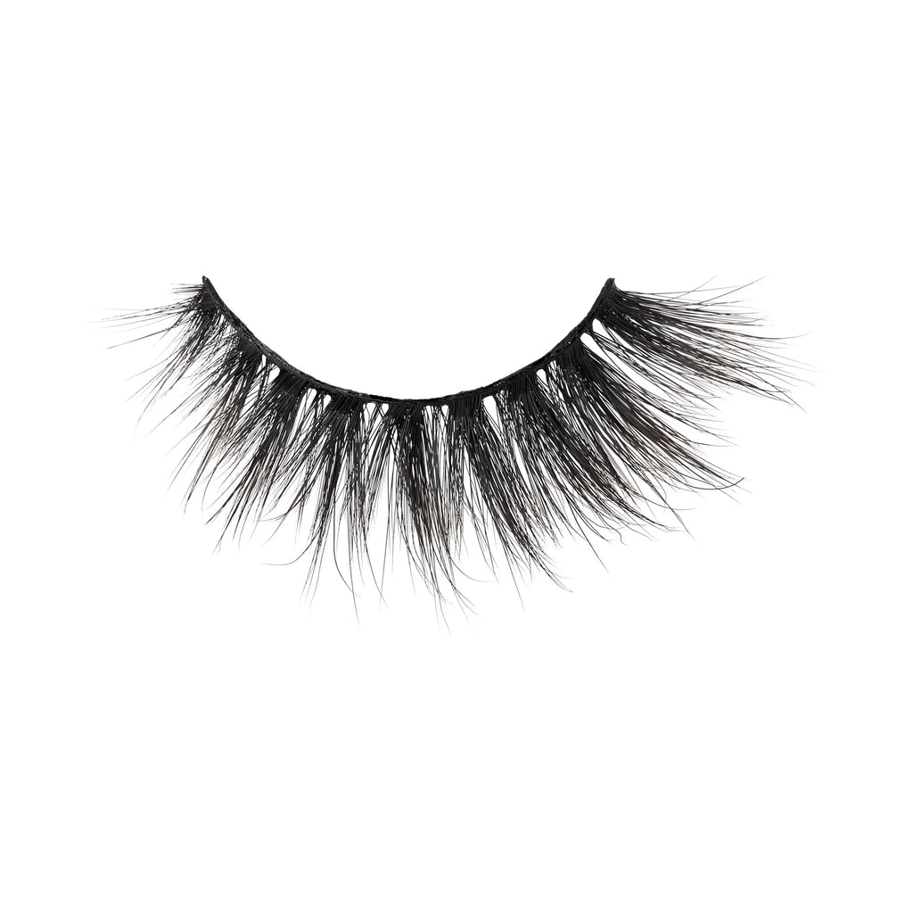 Lash Couture Matte Black Faux Mink False Eyelashes, Strip Lashes, Matte Twill, Black, 4 Pairs