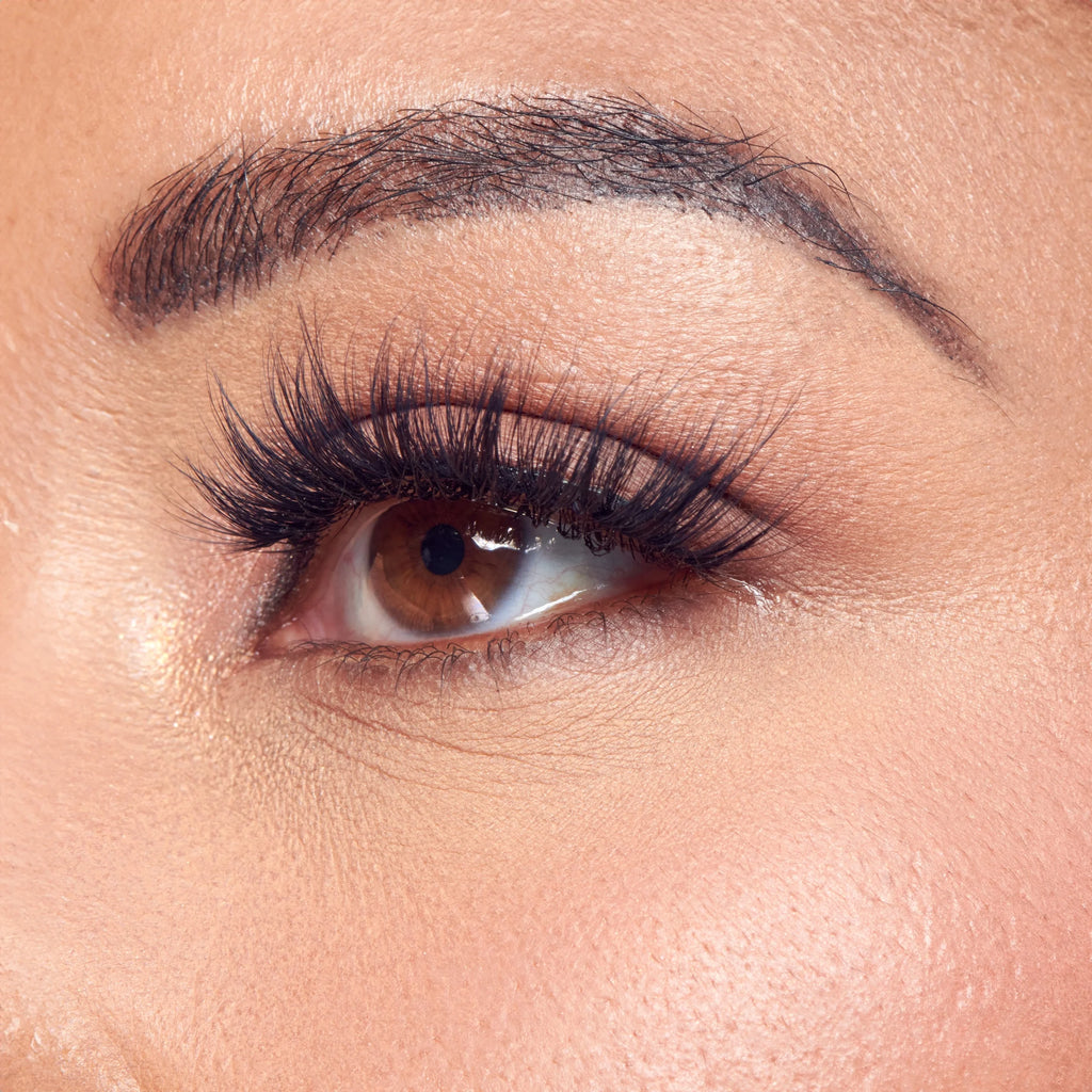 Lash Couture Matte Black Faux Mink False Eyelashes, Strip Lashes, Matte Twill, Black, 4 Pairs